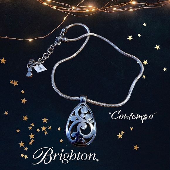 Brighton Jewelry - BRIGHTON "Contempo" Silver Swirl Necklace